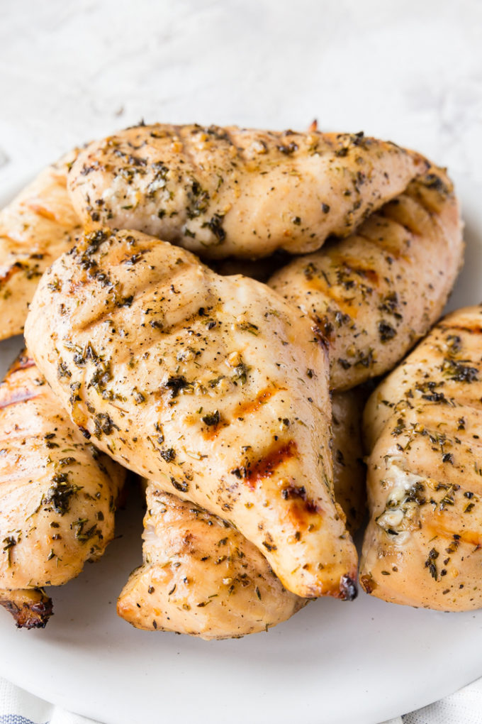 Grilled greek chicken, an easy Greek chicken cooked on the grill. 