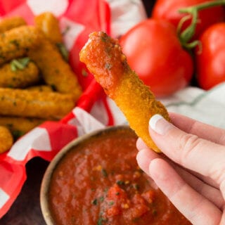 Homemade marinara, great for game day dipping