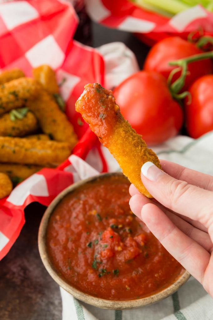 Homemade marinara, great for game day dipping