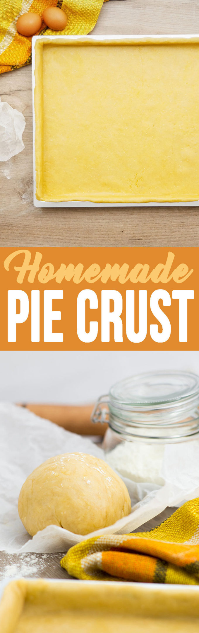 Homemade pie crust, great for all your holiday pies