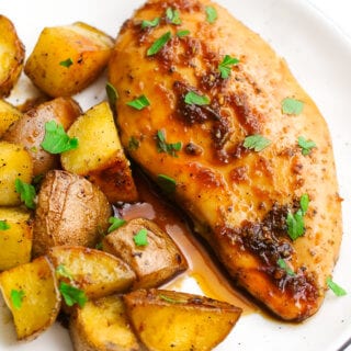 Sheet Pan Honey Garlic Chicken with Potatoes