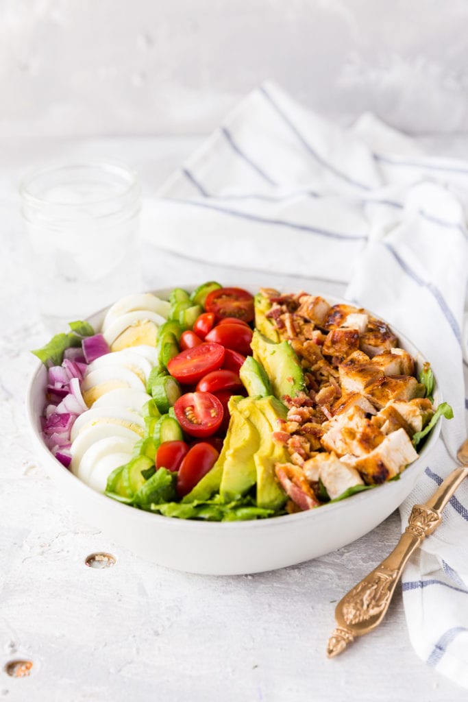 Honey Dijon Chicken Cobb Salad Easy Peasy Meals