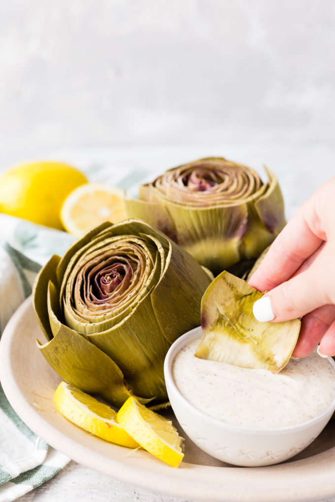 Instant Pot Artichokes. The easiest way to make artichokes ever is the instant pot pressure cooker