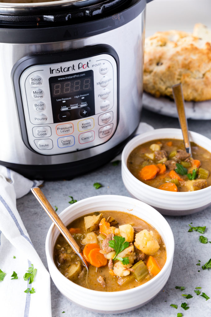Instant Pot Beef Stew is hearty, delicious, and full of flavor. 