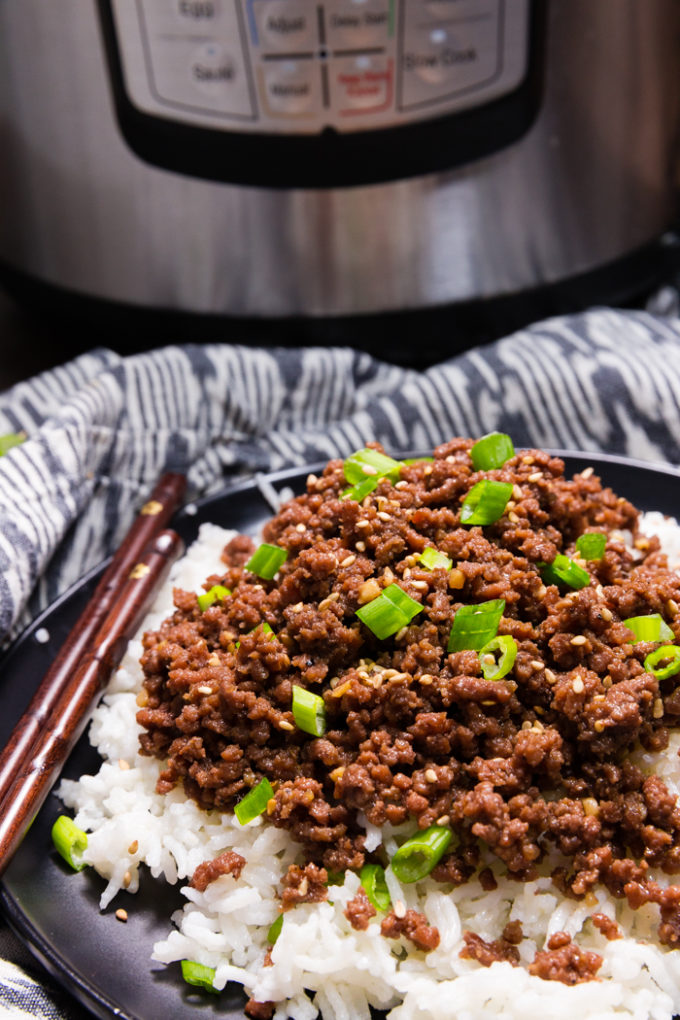 Easy instant pot (pressure cooker) Korean Beef recipe