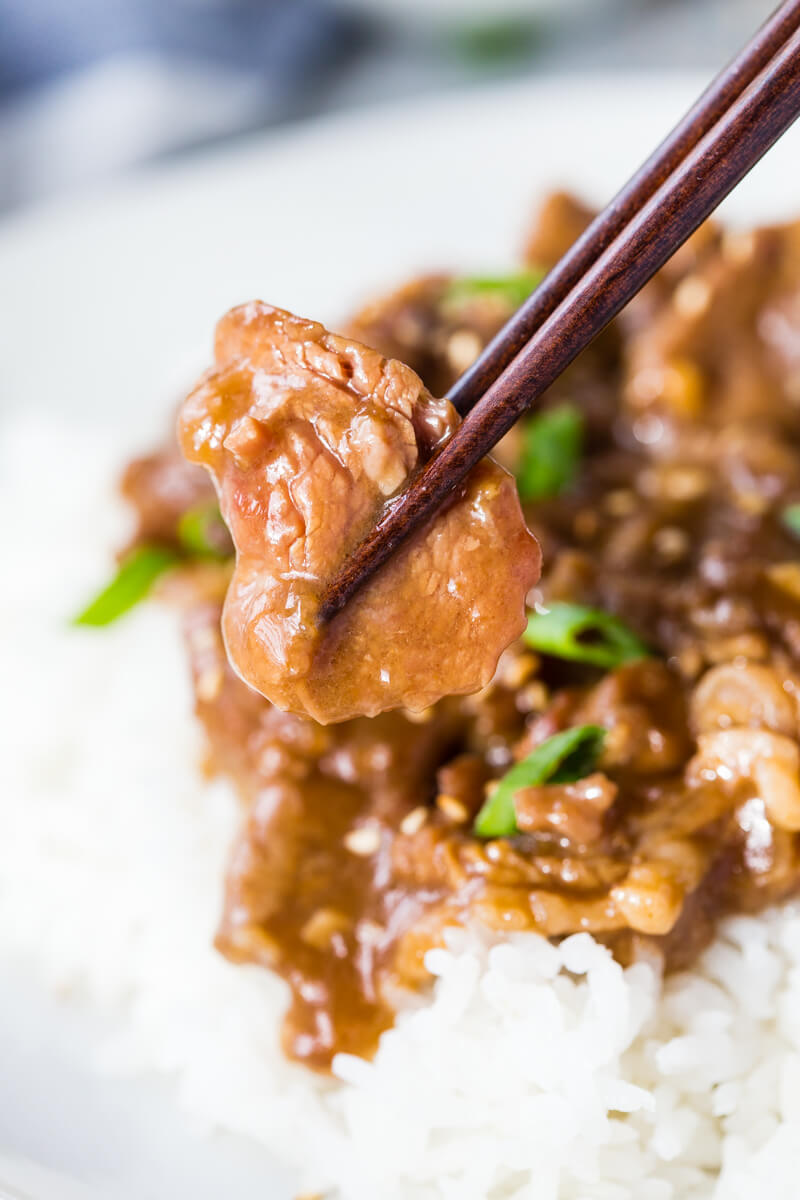 Mongolian Beef: You will never guess so much flavor could be packed into just 20 minutes of cooking time! Easy to make and beats take-out too!