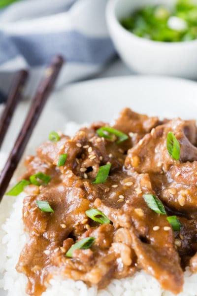 Easy instant pot Mongolian beef, makes a great dish that is better than take-out