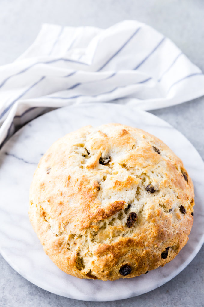 Irish Soda Bread, a dense and crusty bread with tons of flavor