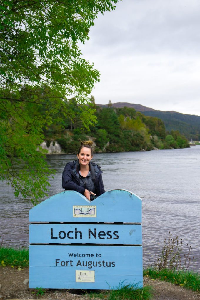 Visiting Loch Ness, but did not see any monster. Bummer