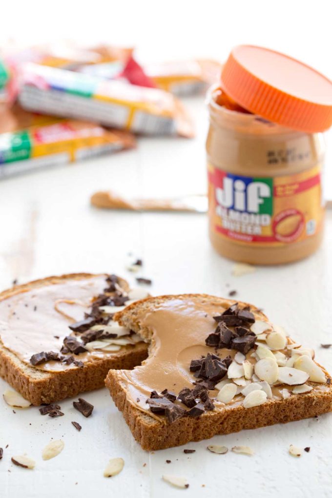 JIF bars and spreads make a great grab and go breakfast