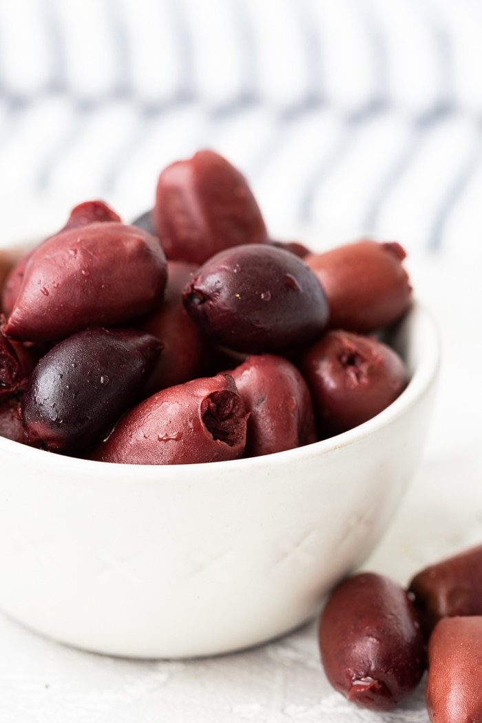 Kalamata olives is a low carb snack that is keto friendly