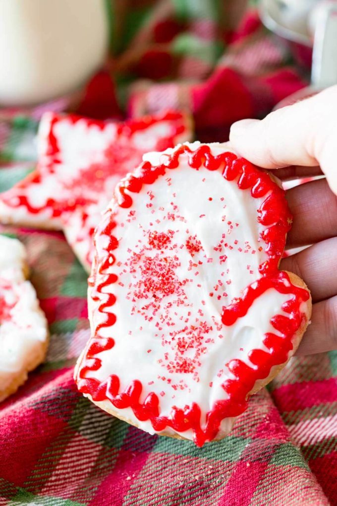 Sugar Cookies that are cut out Christmas Cookies, and fun for decoratiing