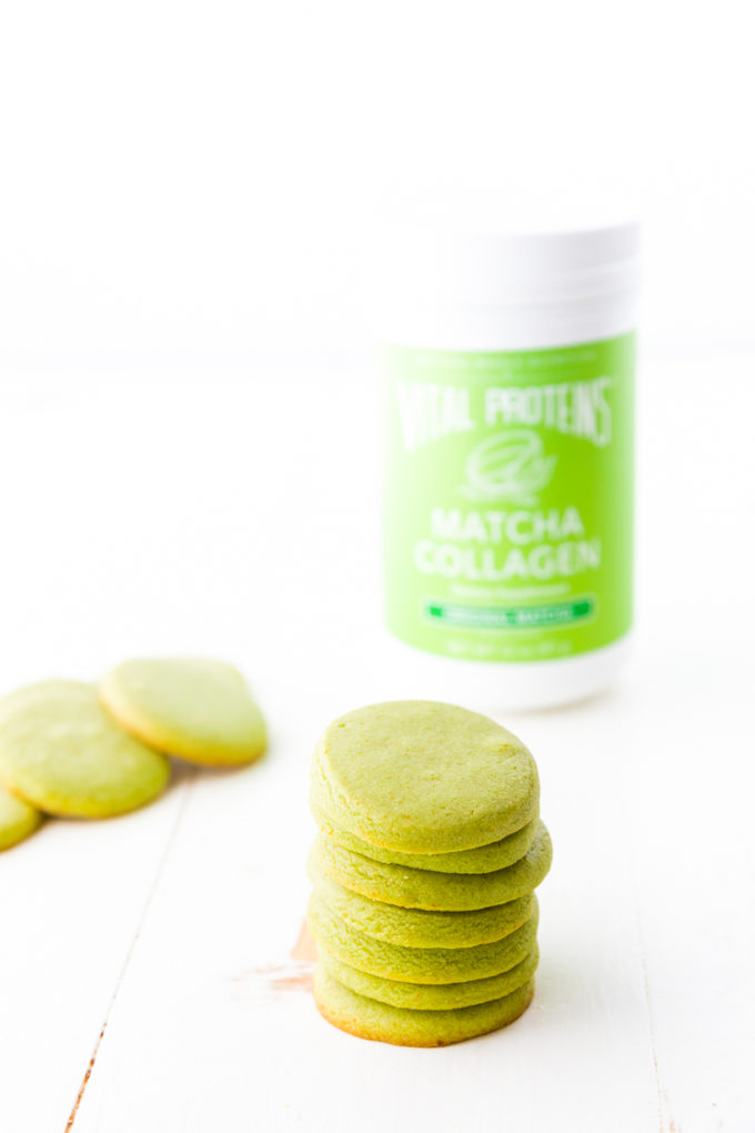 Matcha Shortbread cookies