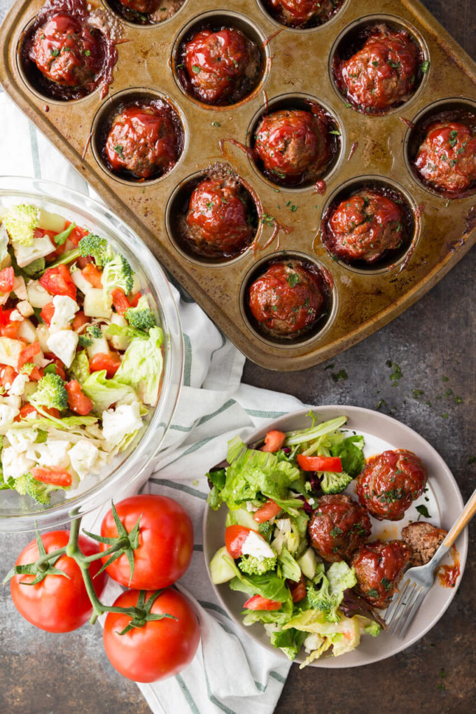Meatloaf Minis are packed with flavor, made in a muffin tin for thorough cooking and easy serving, and rivals any meatloaf out there!