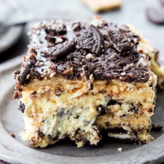 No Bake OREO Cheesecake Ice Box Cake