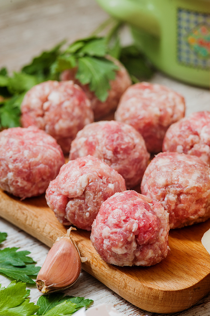 Homemade meatballs