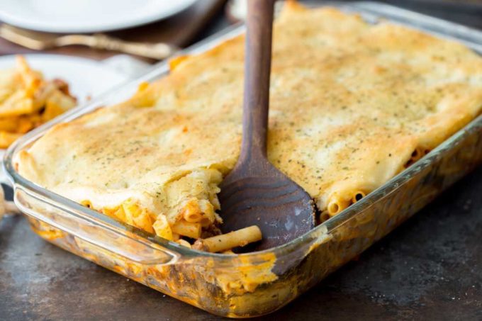 Pasta Bake with Ragu homestyle sauce