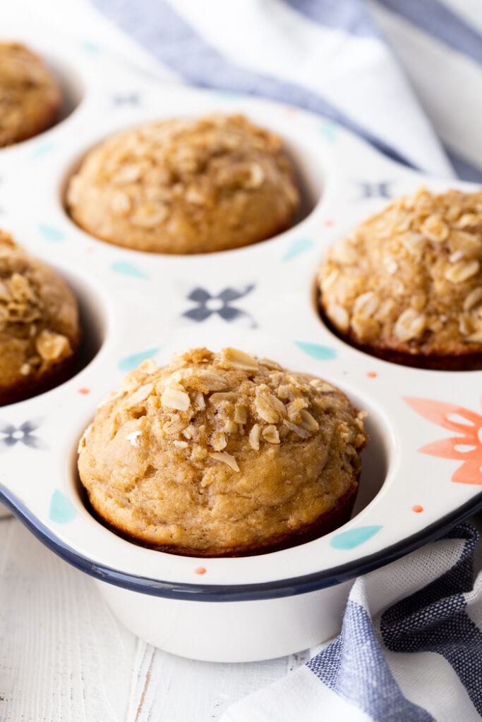 Peanut Butter Banana Oat Muffins Easy Peasy Meals