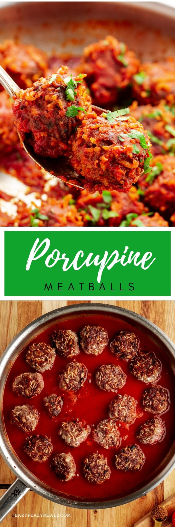 Porcupine meatballs