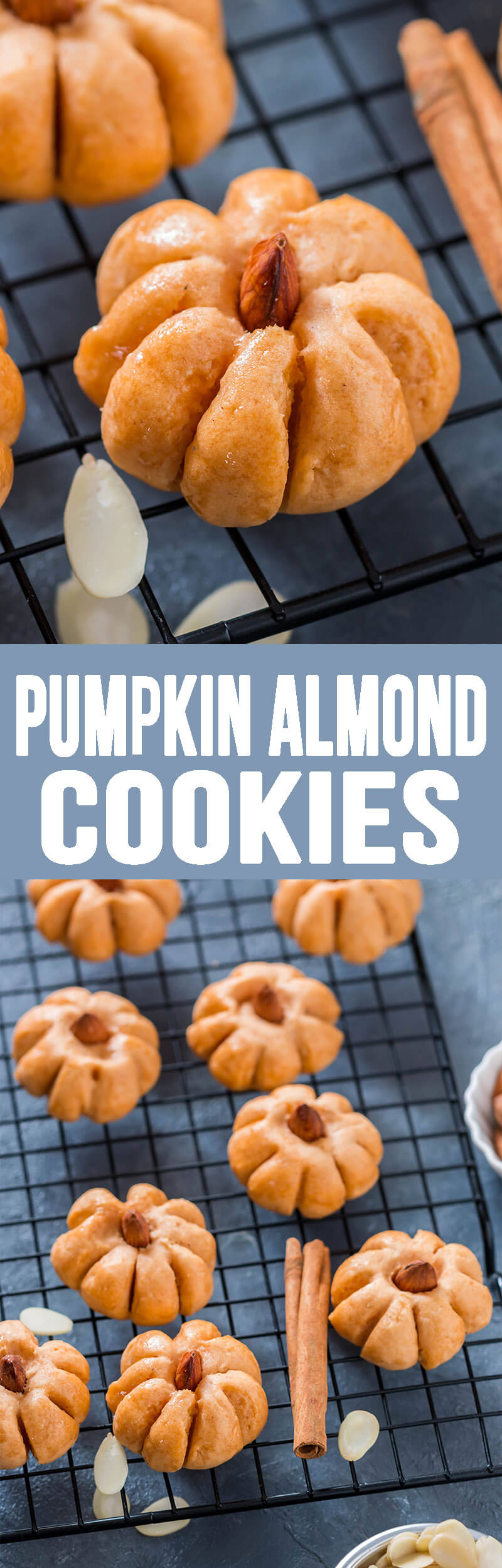 Pumpkin Almond Cookies