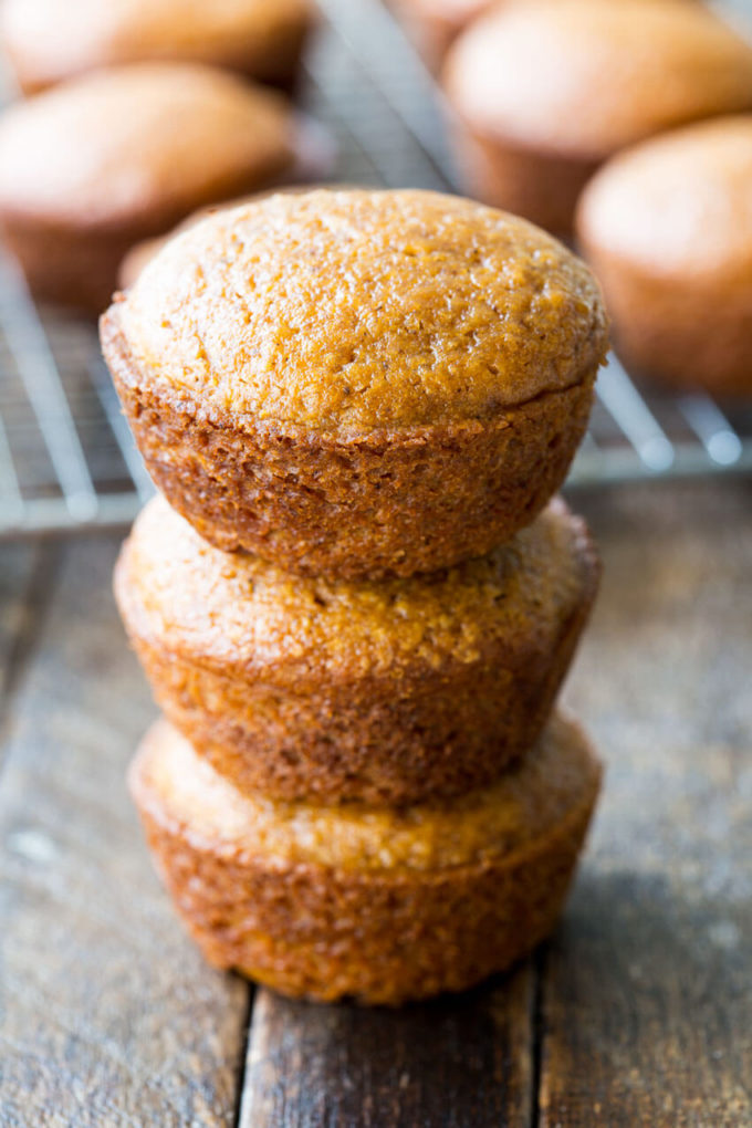 These Pumpkin Spice Muffins are a cinch to make, absolutely delicious, and full of flavor. These muffins are perfection. Plenty of pumpkin, just enough spice, and not even close to dry, these moist flavorful muffins are perfect for Fall! 
