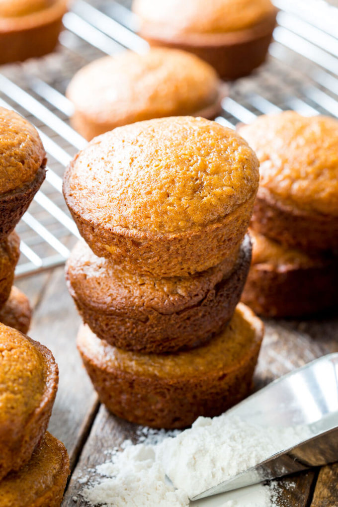 These Pumpkin Spice Muffins are a cinch to make, absolutely delicious, and full of flavor. These muffins are perfection. Plenty of pumpkin, just enough spice, and not even close to dry, these moist flavorful muffins are perfect for Fall! 