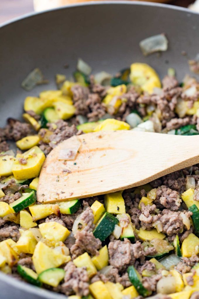 Pasta Bake with meat and veggies