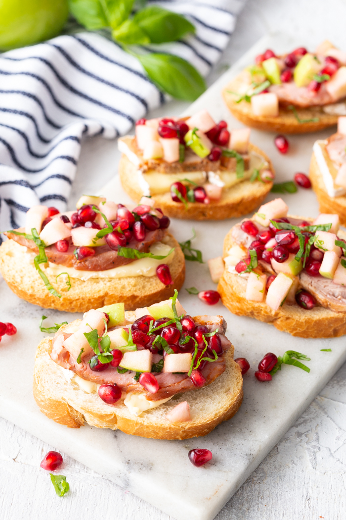 Roasted pork crostini a great holiday appetizer