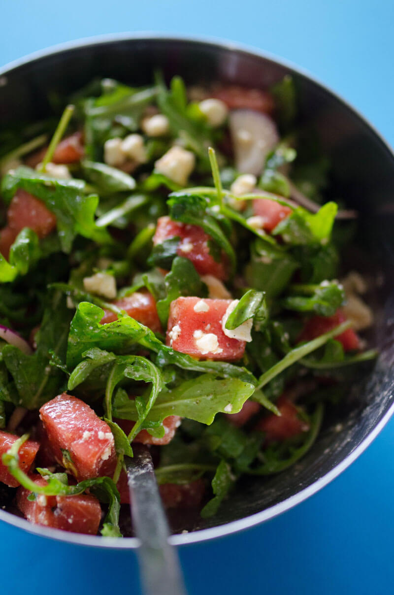 Seared Watermelon Salad