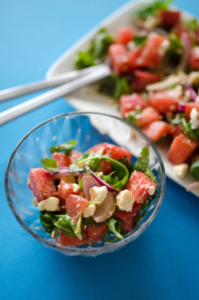 Seared Watermelon Salad