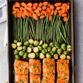 Sheet Pan Teriyaki Salmon Meal Prep