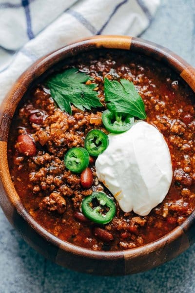 Slow Cooker Sweet Chili is a quick and easy slow cooker chili