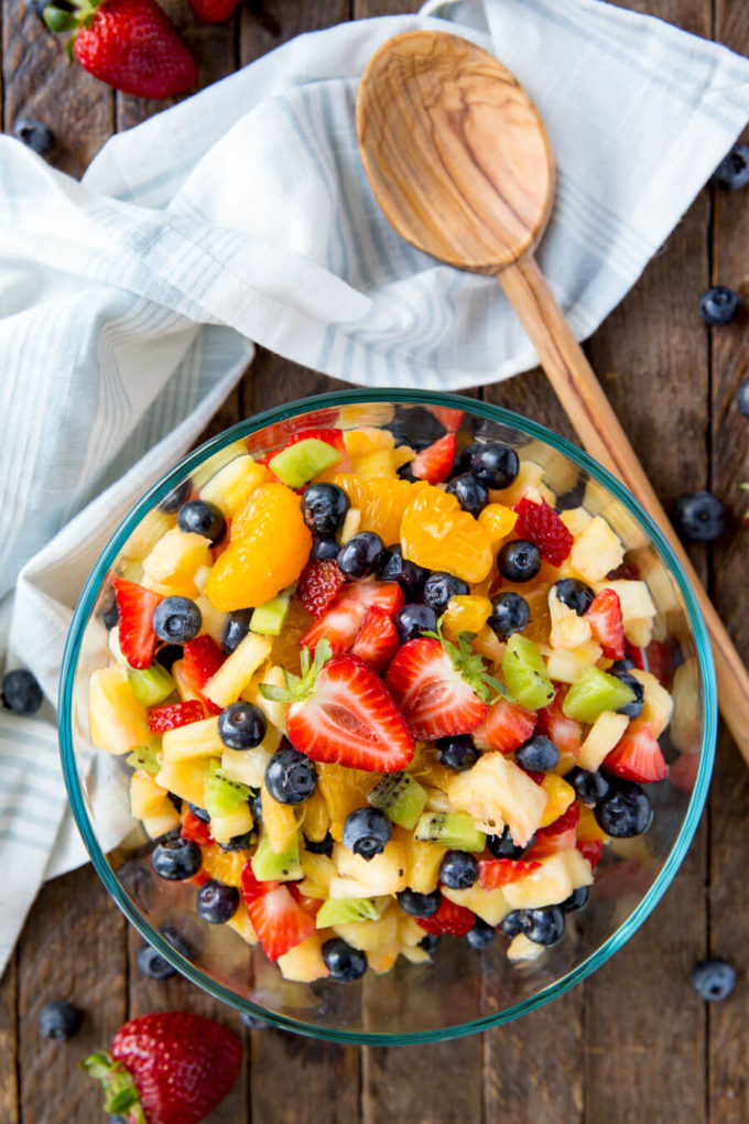 Easy summer fruit salad