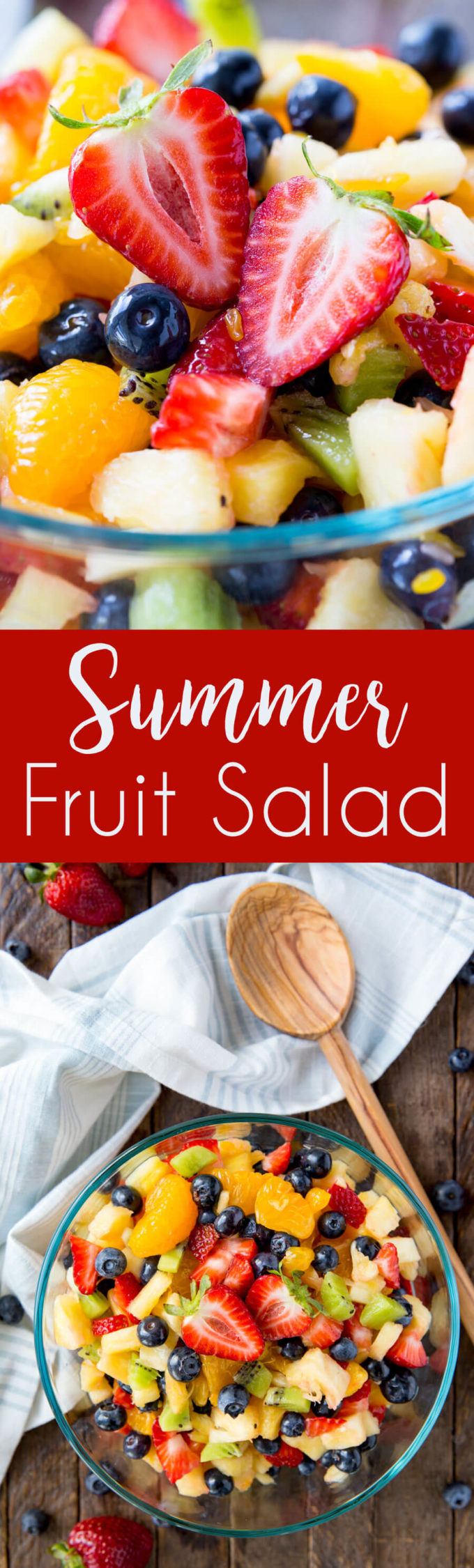 Easy summer fruit salad