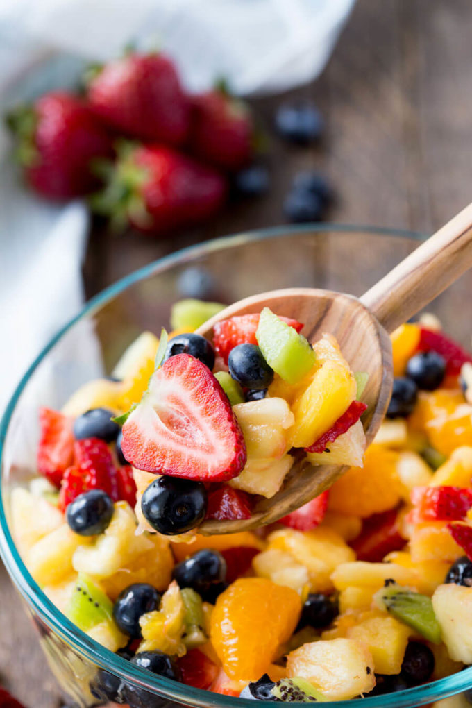 Easy summer fruit salad