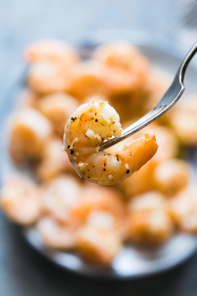 Garlic Shrimp, Food truck style garlic shrimp