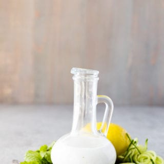 Tzatziki Ranch dressing, a greek inspired ranch dressing