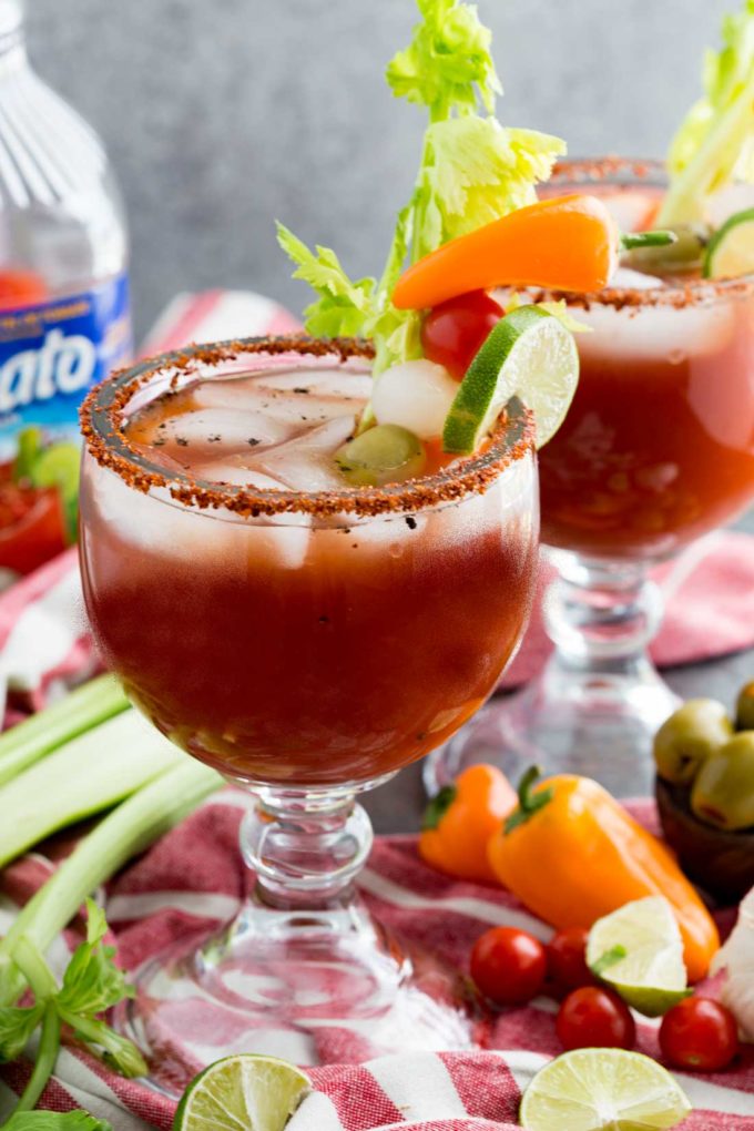 Michelada Ingredients: Or, not so bloody mary. This is a spicy tomato based mocktail with bold flavors, and a fun kick perfect for eating alfresco with friends! 