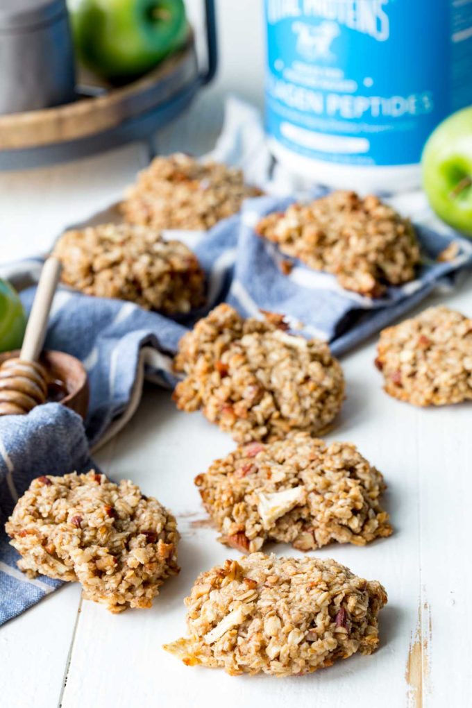 Apple Pie Breakfast Cookies are a healthy way to start your day. 