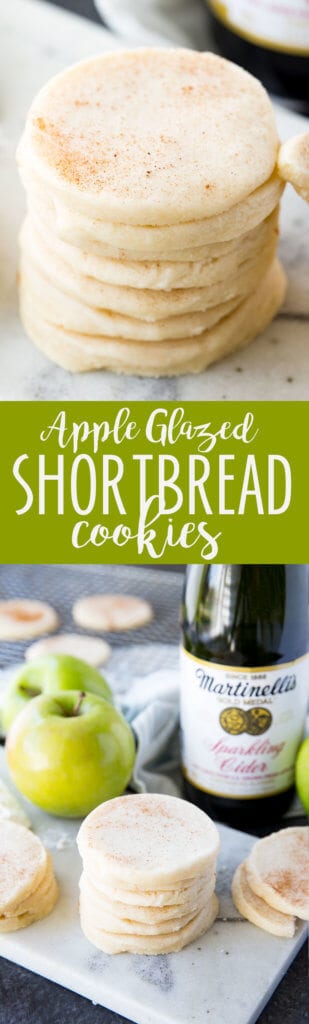 Martinelli's Apple Glazed Shortbread Cookies