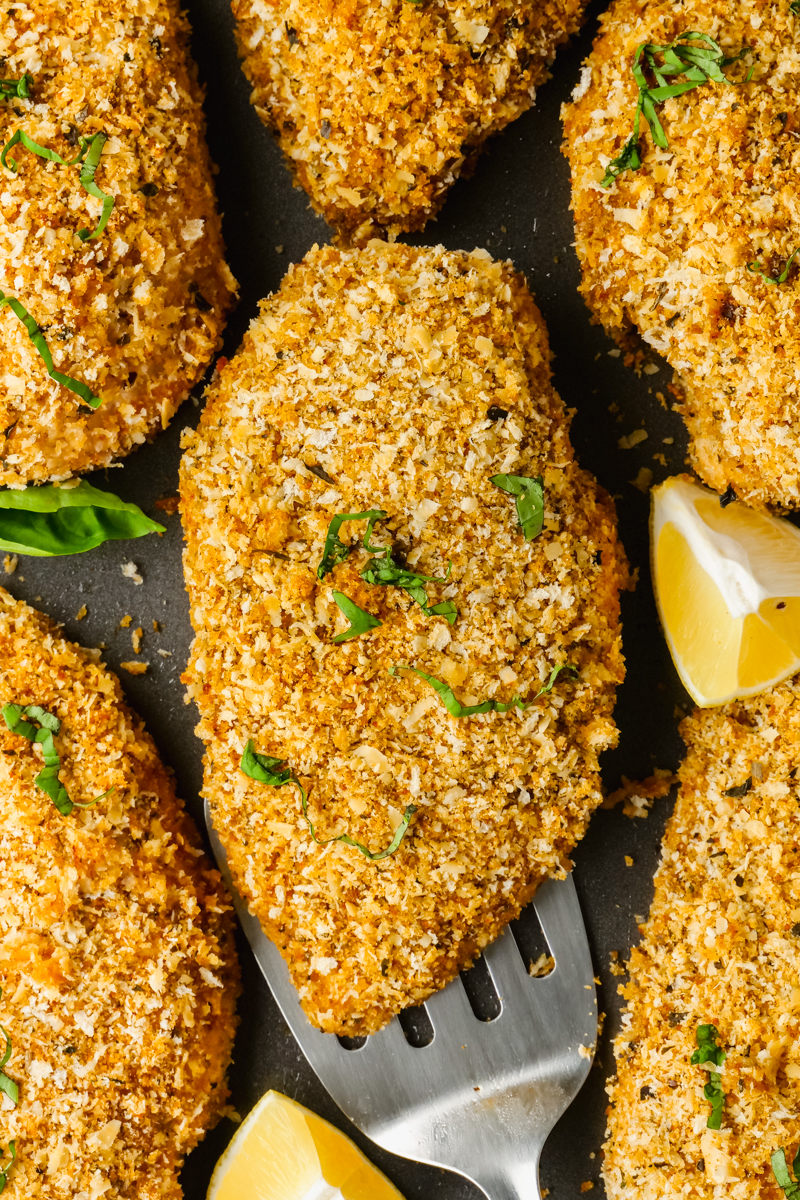 Grilled breaded on sale chicken