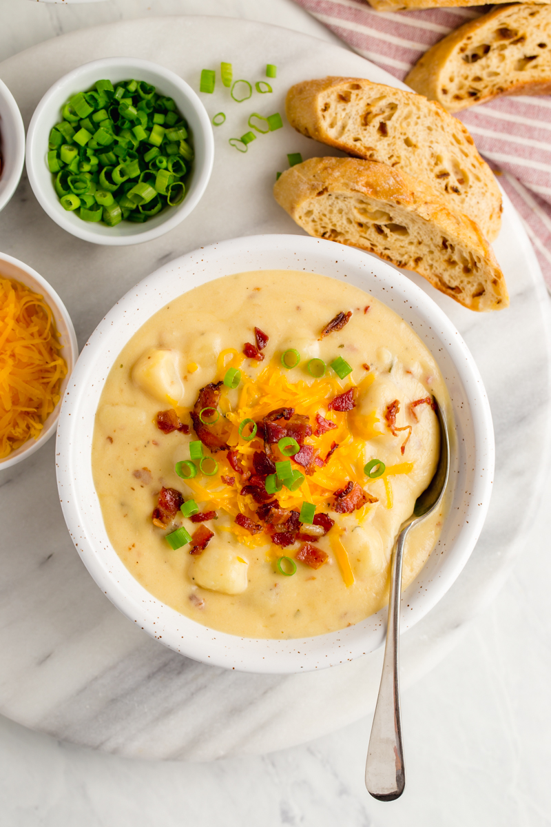 Loaded Baked Potato Soup - Simply Scratch