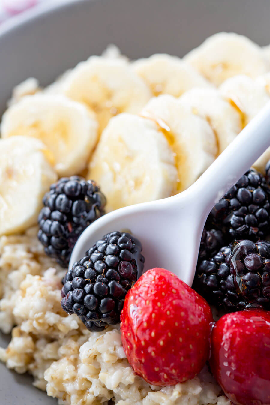 Berry Banana Steel Cut Oats