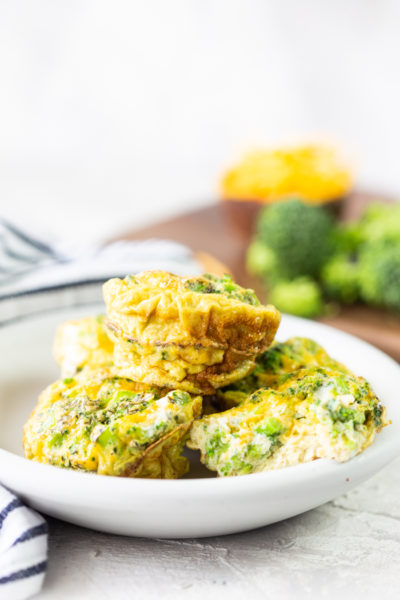 Broccoli Cheese Breakfast Egg Muffins