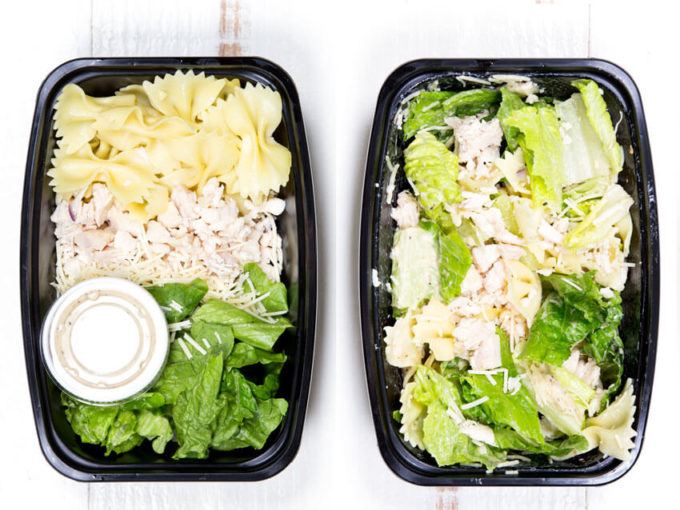 Pasta salad box lunches