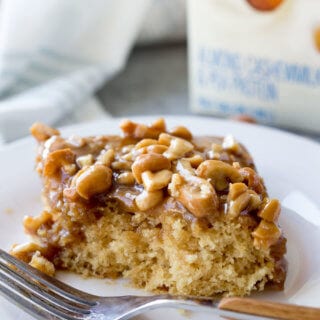 Caramel Cashew Cake is dairy and egg free and out so yummy!