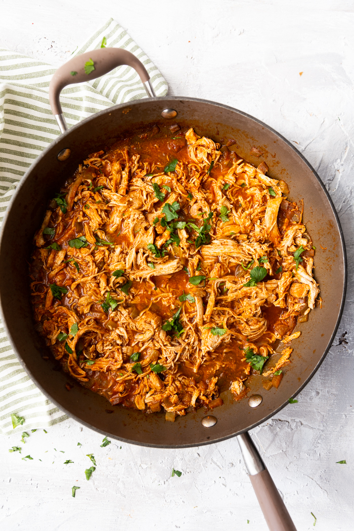 chicken enchilada keto bowls