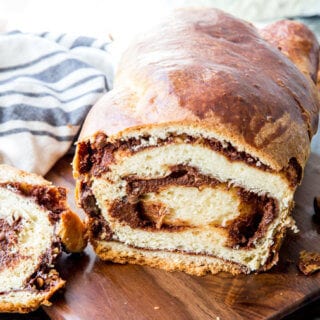 Cinnamon Swirl bread, a delicious bread with a thick swirl of cinnamon filling. This is bakery quality bread you can make at home.
