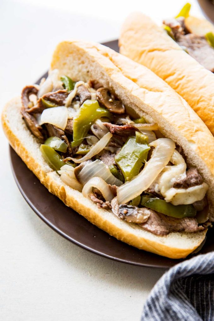 Sheet Pan Philly Cheese Steaks; easy to make Philly Cheesesteaks that are flavorful and delicious.