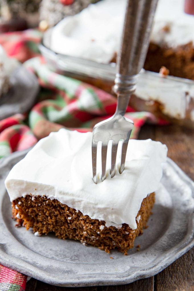 Gingerbread Cake is a Christmas dessert that is a classic, and oh so delicious